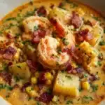 Creamy Potato Shrimp and Corn Chowder Recipe