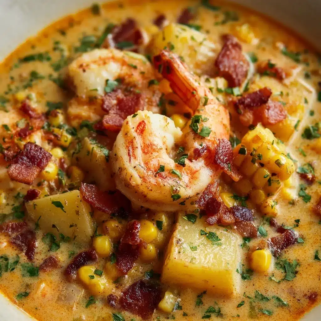 Creamy Potato Shrimp and Corn Chowder Recipe