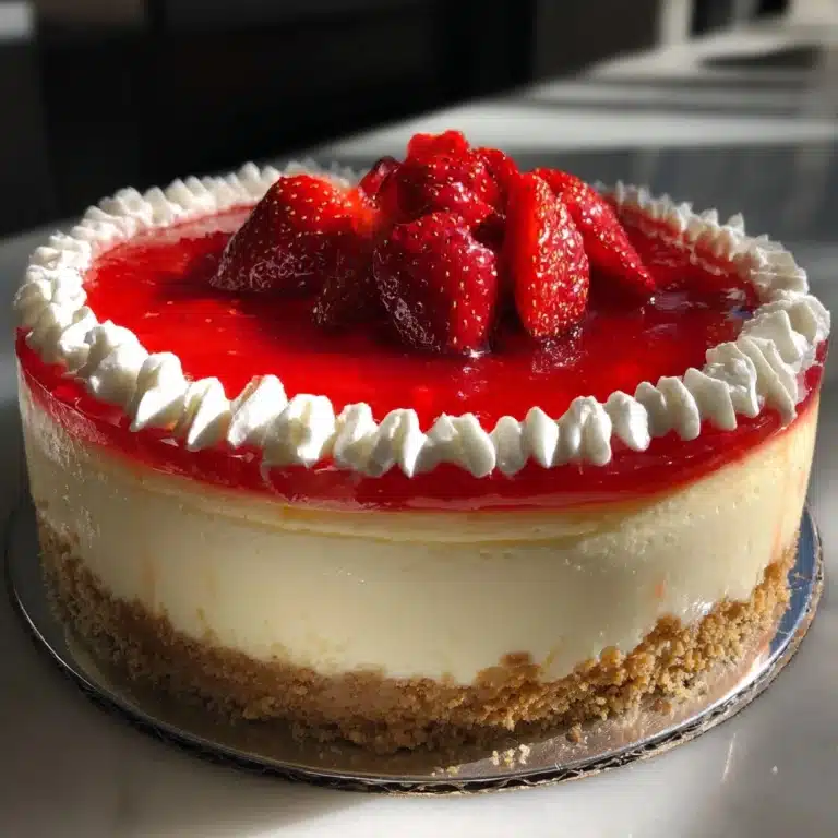 Strawberry Crunch Cheesecake Recipe