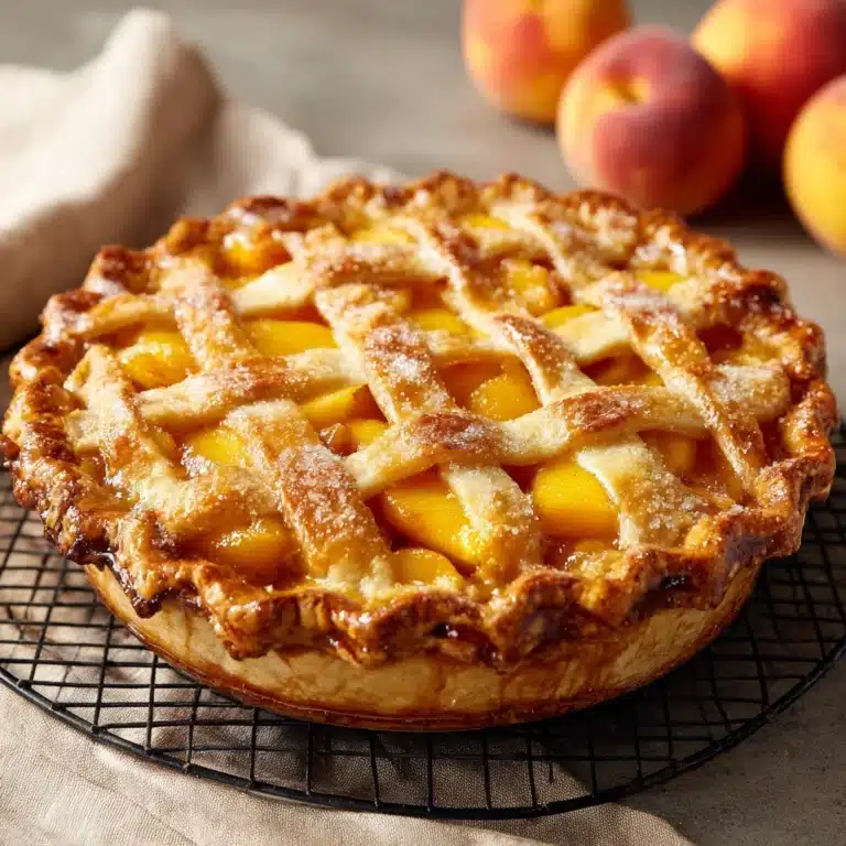 Best Peach Pie Recipe