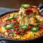 Jalapeño Popper Dip with Ground Beef Recipe