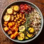 Roasted Vegetable and Brown Rice Bowl Recipe