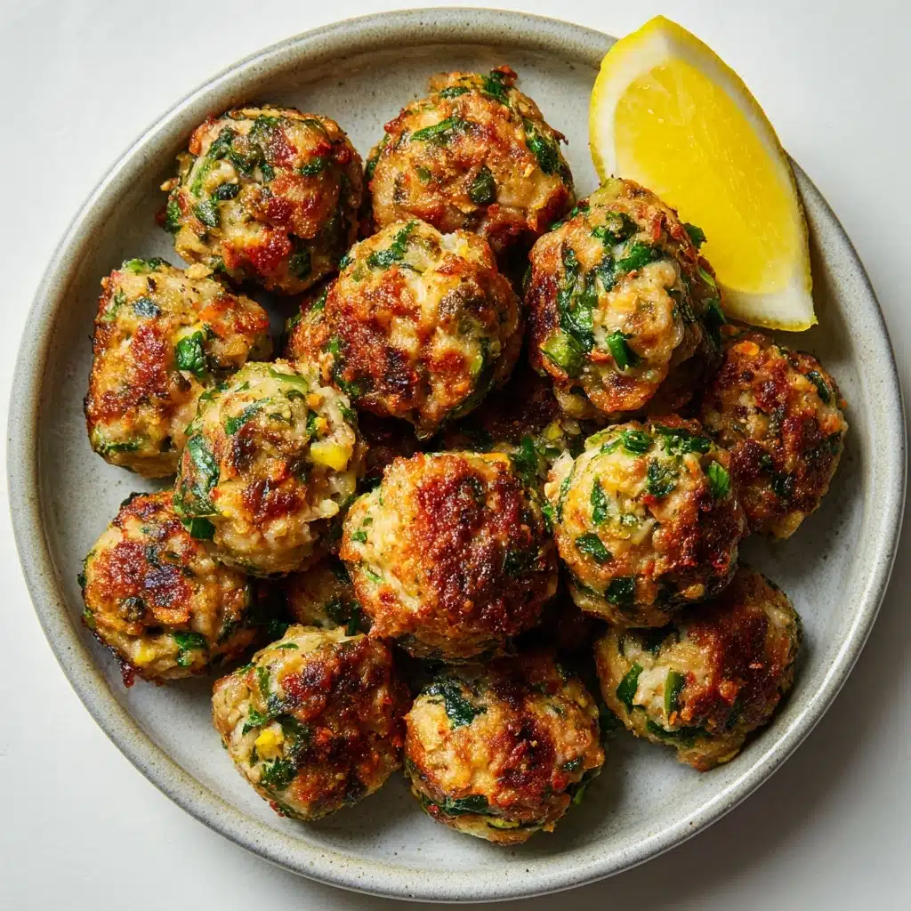 Low Carb Spinach Chicken Meatballs Recipe - Recipe Image