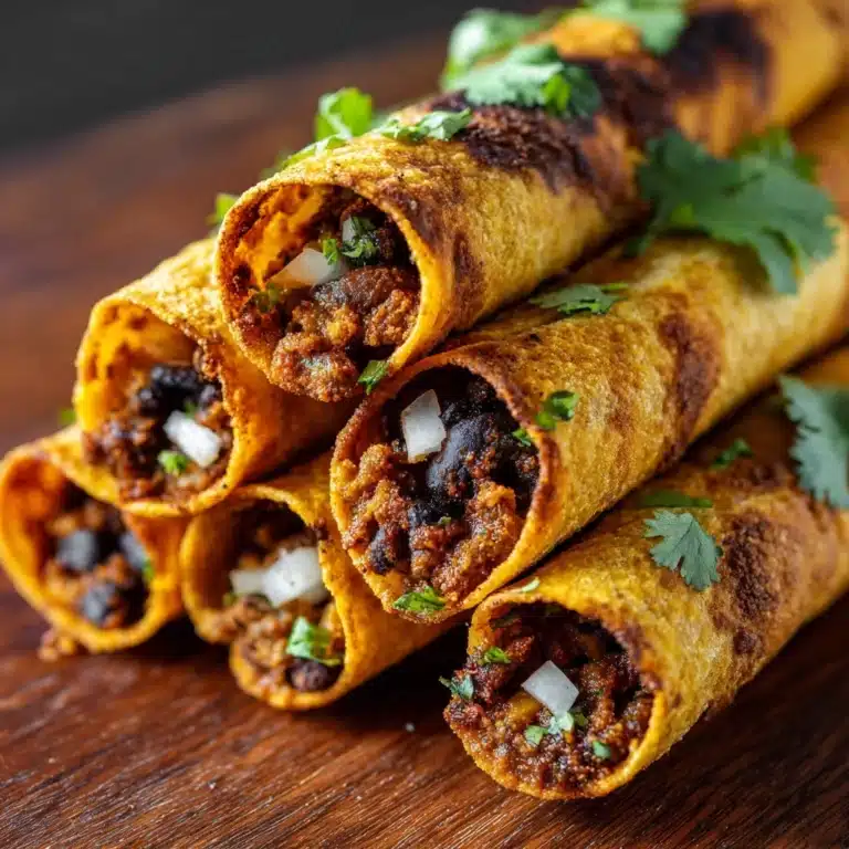 Easy Black Bean Taquitos Recipe