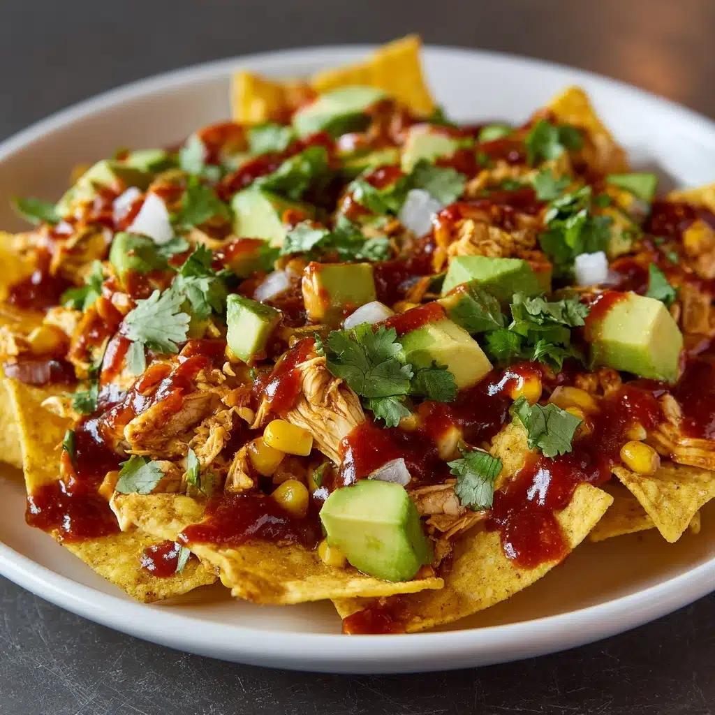Slow Cooker Asian Pulled Chicken Nachos Recipe - Recipe Image