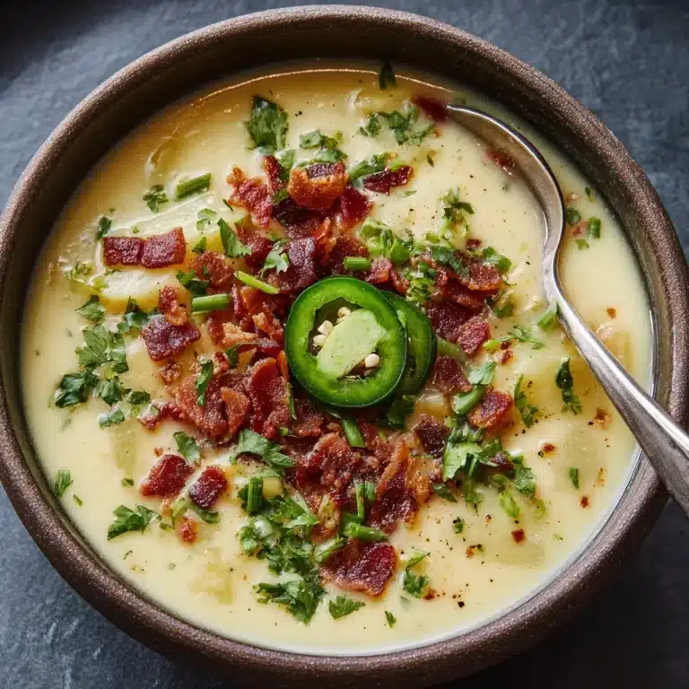 Jalapeño Cheddar Potato Soup Recipe