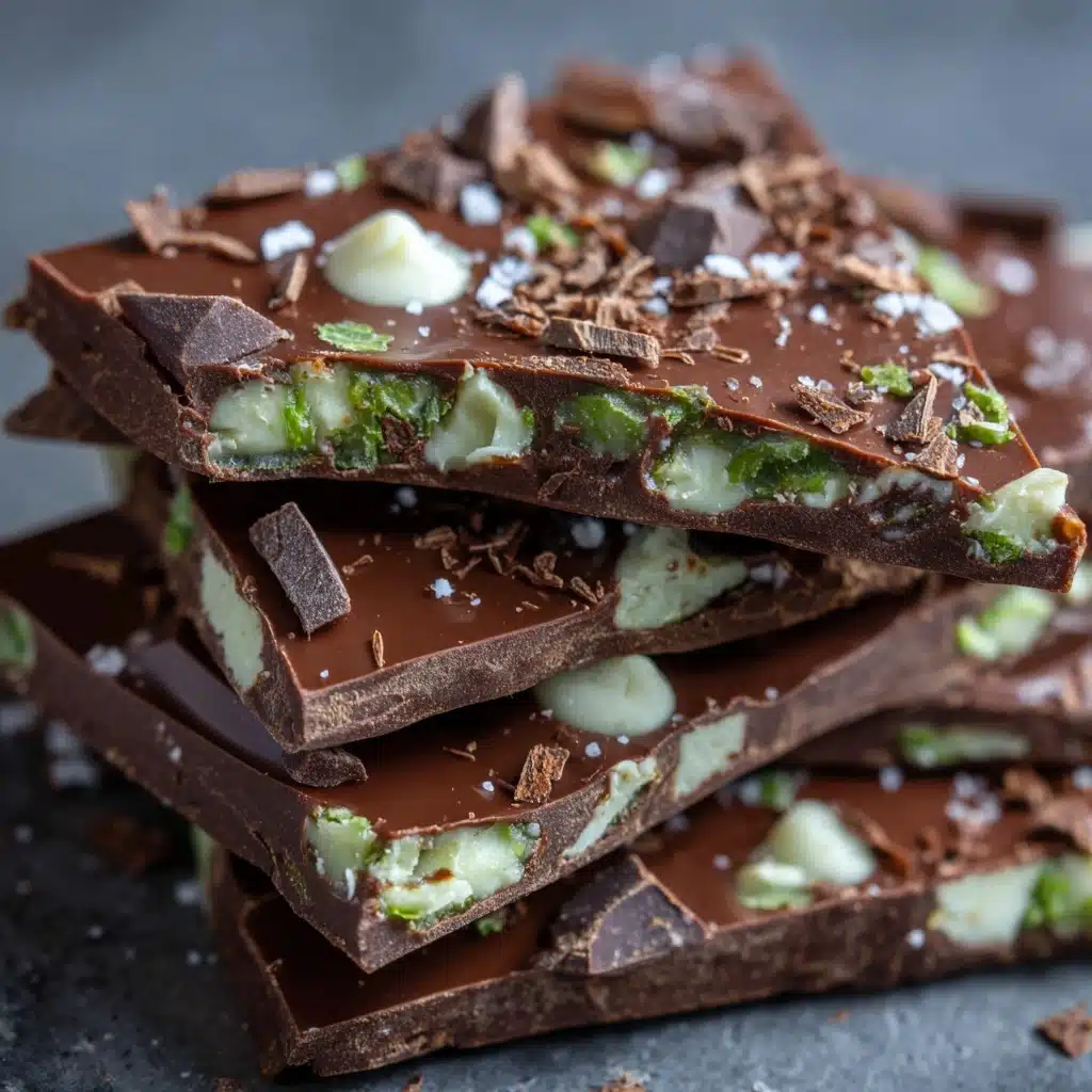 No-Bake Mint Chocolate Chip Clusters Recipe - Recipe Image