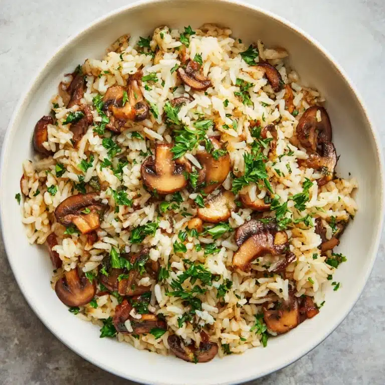 Mushroom Rice Recipe