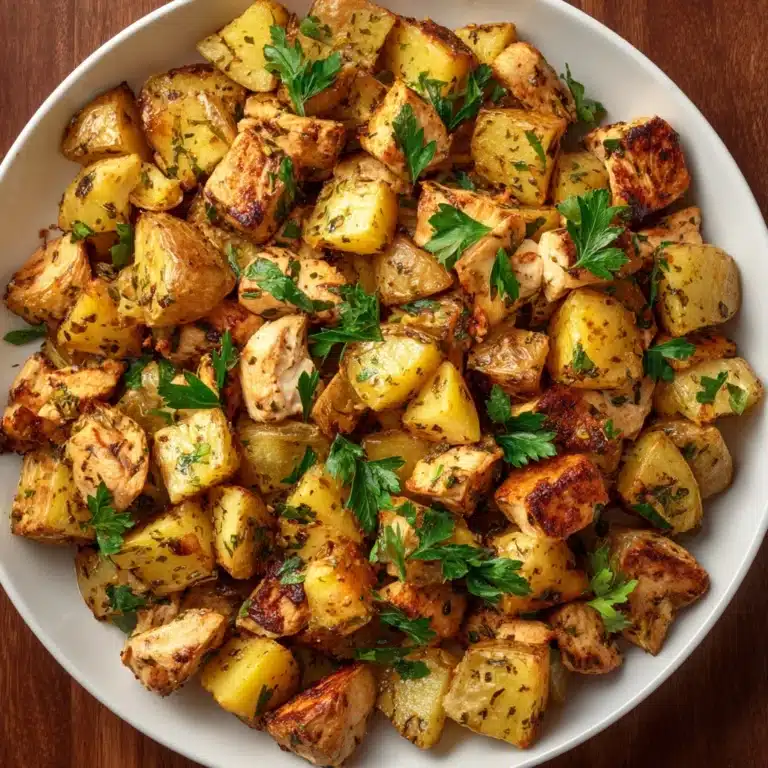 Diced Potatoes with Chicken Recipe