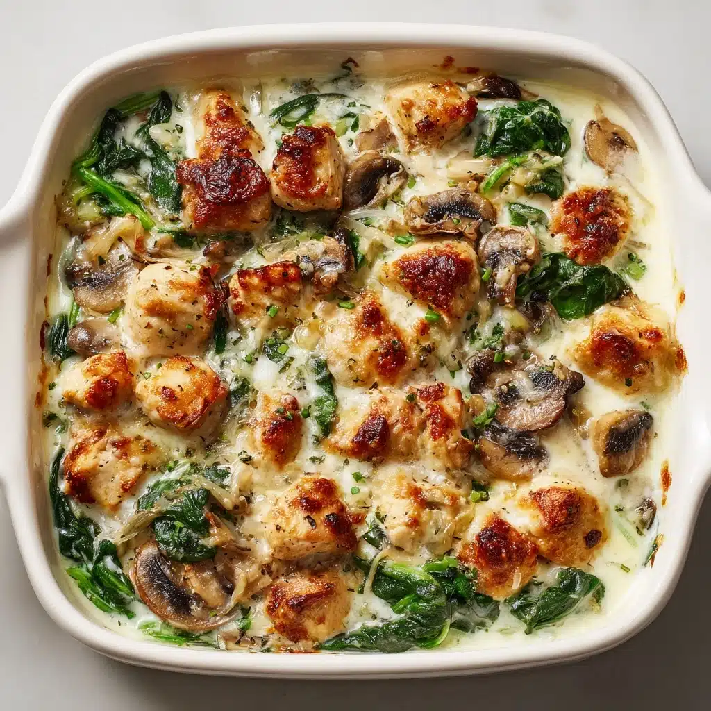 Chicken and Spinach Casserole with Cream Cheese Recipe