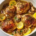 Slow Cooker Lemon Garlic Chicken Recipe