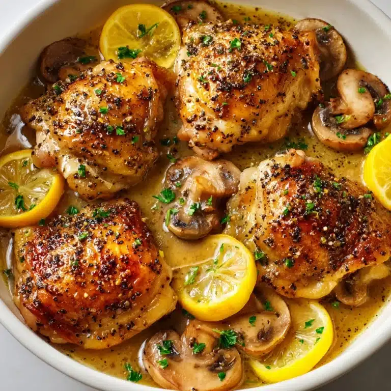 Slow Cooker Lemon Garlic Chicken Recipe