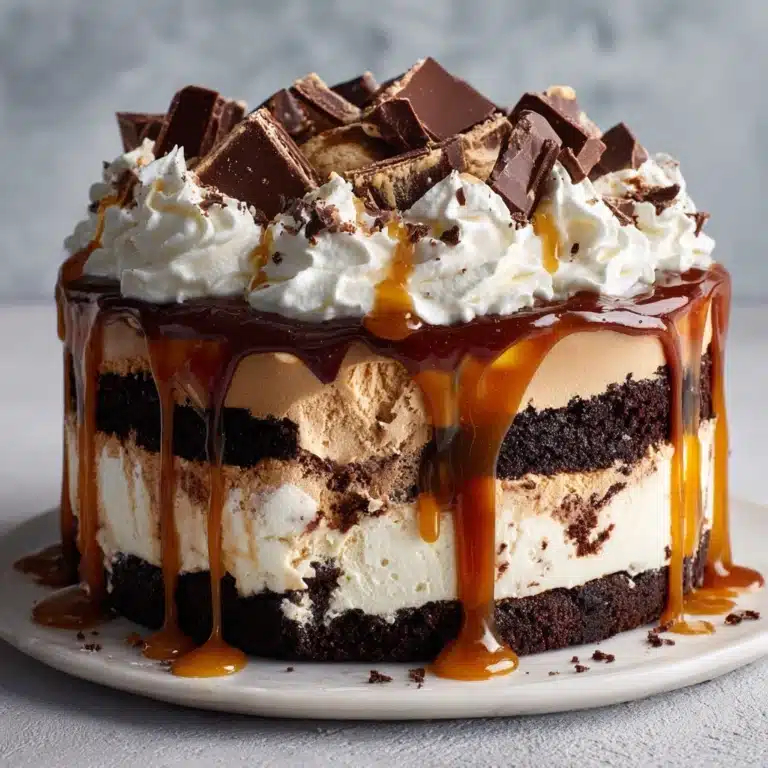 Coffee and Fudge Ice Cream Cake Recipe