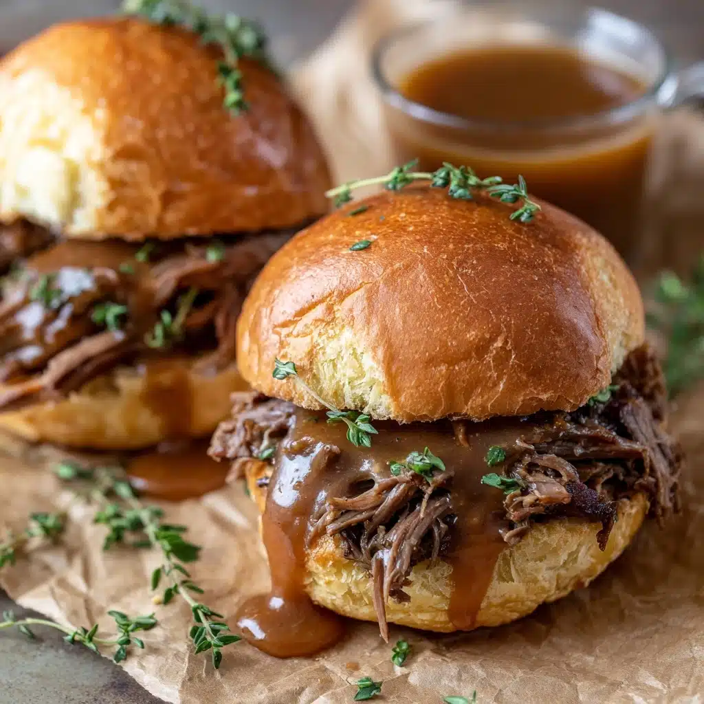 Slow Cooker French Dip Sandwiches Recipe