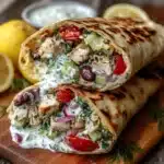 Mediterranean Chicken Wraps Recipe