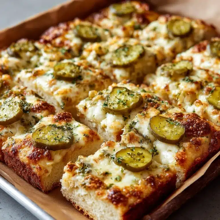 Cheesy Pickle Bread Recipe