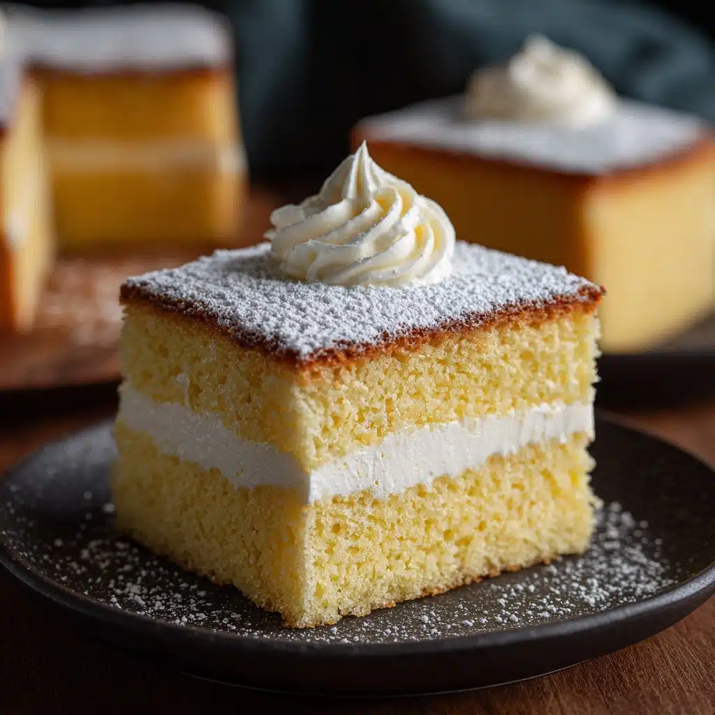 Vanilla Magic Custard Cake Recipe - Recipe Image