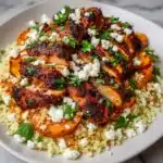Baked Chicken with Crispy Feta & Vinaigrette Recipe