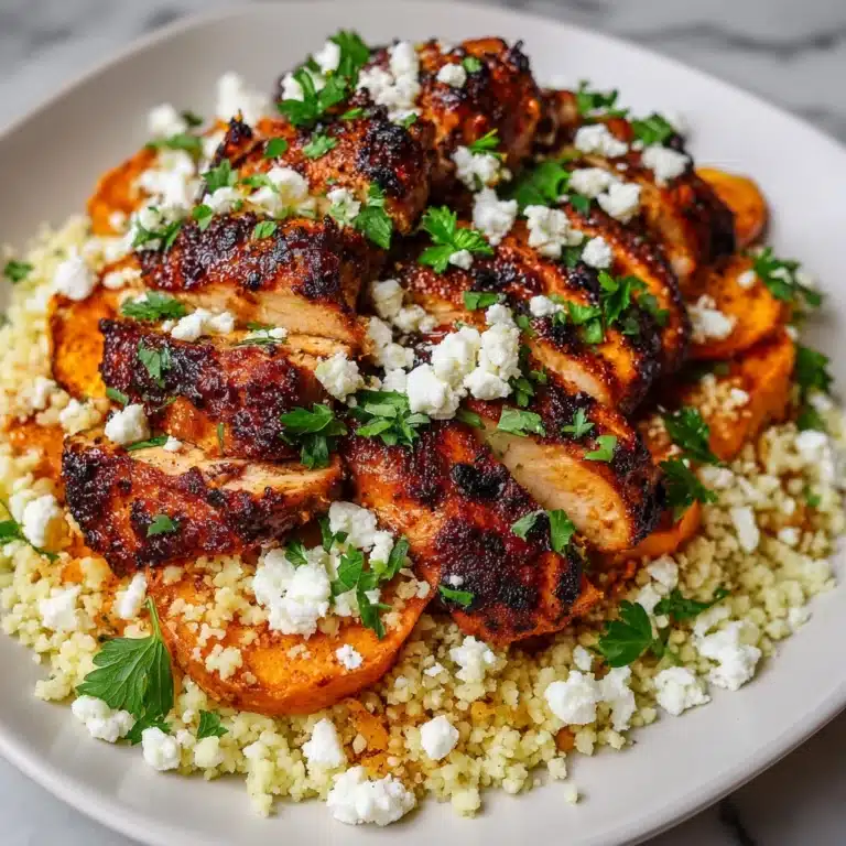 Baked Chicken with Crispy Feta & Vinaigrette Recipe