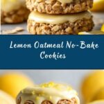 Lemon Oatmeal No-Bake Cookies Recipe