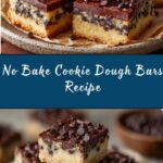 No Bake Cookie Dough Bars Recipe