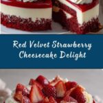 Red Velvet Strawberry Cheesecake Recipe