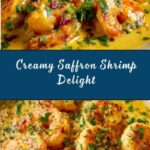 Sautéed Shrimp in Creamy Saffron Sauce Recipe