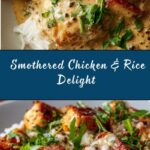 Creamy Smothered Chicken and Rice Recipe