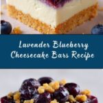 Lavender and Blueberry Cheesecake Bars Recipe