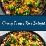 Cheesy Turkey Rice Recipe