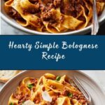 Simple Bolognese Recipe