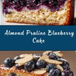 Almond Praline Blueberry Cake Recipe