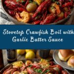 Stovetop Crawfish Boil with Garlic Butter Sauce Recipe