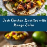 Jerk Chicken Burritos with Mango Salsa Recipe