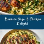Boursin Orzo with Chicken Recipe