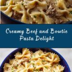 Creamy Beef and Bowtie Pasta Recipe