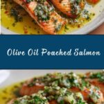 Olive Oil Poached Salmon with Herb Vinaigrette Recipe
