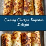 Creamy Oven-Baked Chicken Taquitos Recipe