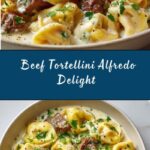 Beef Tortellini Alfredo Recipe