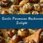 Creamy Garlic Parmesan Sautéed Mushrooms Recipe