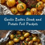 Garlic Butter Steak and Potato Foil Packets Recipe