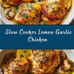 Slow Cooker Lemon Garlic Chicken Recipe