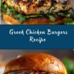 Greek Chicken Burgers Recipe
