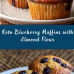Keto Low-Carb Almond Flour Yogurt Blueberry Muffins Recipe