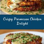 Crispy Parmesan Chicken with Dreamy Garlic Sauce Recipe
