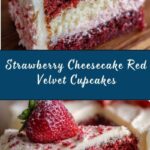 Strawberry Cheesecake Red Velvet Cupcakes Recipe