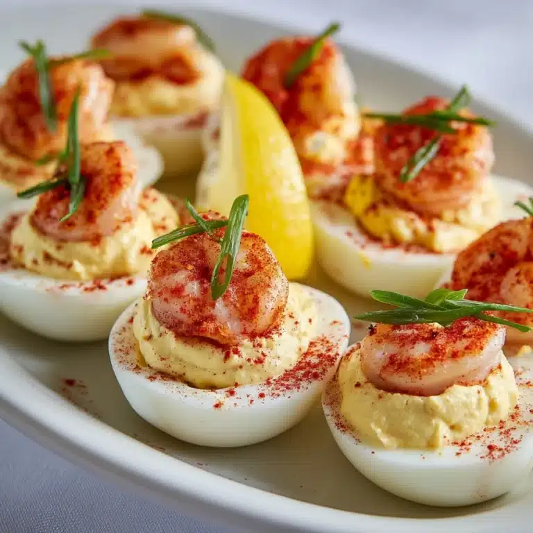 Cajun Shrimp Deviled Eggs Recipe