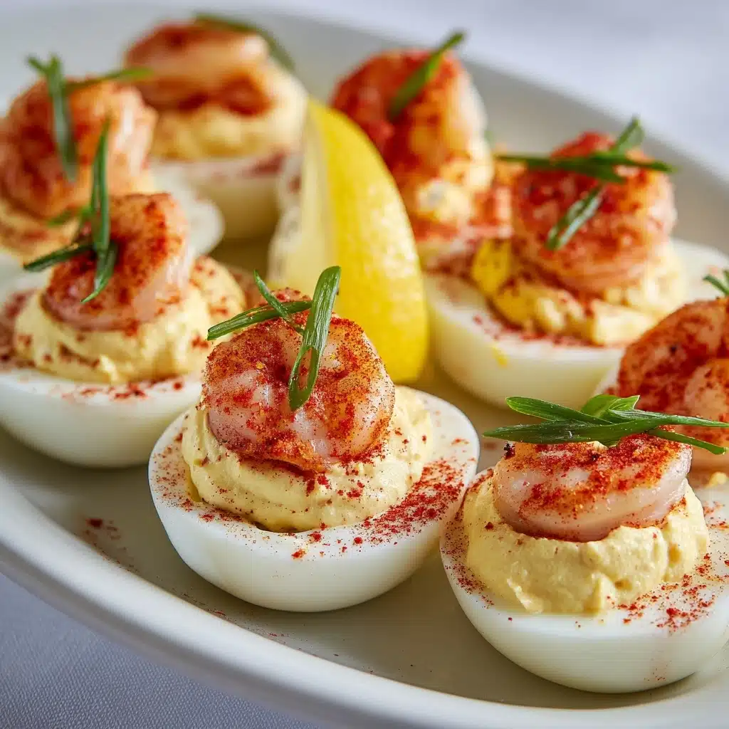 Cajun Shrimp Deviled Eggs Recipe - Recipe Image