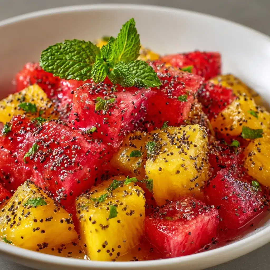 Watermelon Pineapple Salad Recipe - Recipe Image