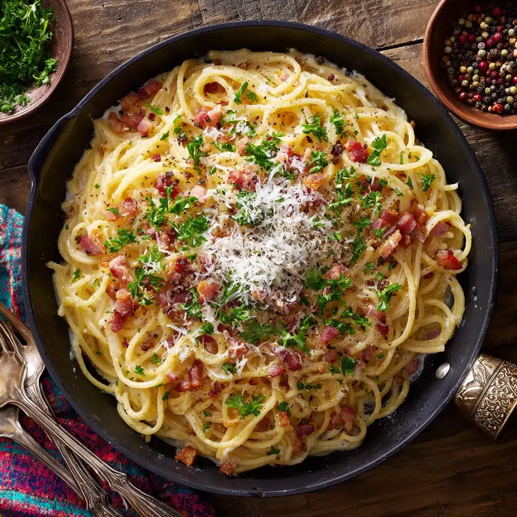 Italian Spaghetti Carbonara Recipe - Recipe Image
